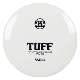 Kastaplast Disc Golf K1 Tuff Putt and Approach 3/4/0/2 White/Black 174 grams