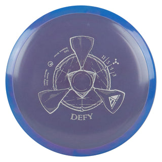 Axiom Disc Golf Neutron Defy Distance Driver 11/5/-1/3 Grey Purple/Blue Purple 173 grams