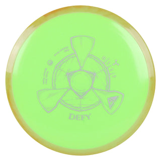 Axiom Disc Golf Neutron Defy Distance Driver 11/5/-1/3 Lime/Yellow Orange 175 grams
