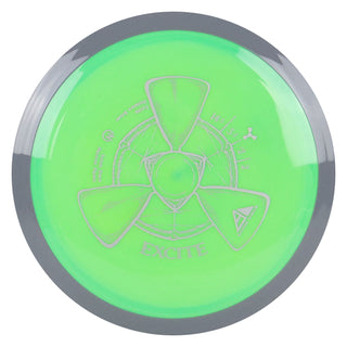 Axiom Disc Golf Neutron Excite Distance Driver 14.5/5.5/-2/2  Green Blend/Grey 174 grams