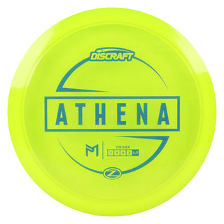 Discraft Disc Golf Paul McBeth Z Line Athena Fairway Driver 7/5/0/2 Yellow/Blue 160-163g