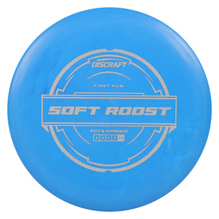 Discraft Disc Golf First Run Putter Line Soft Roost Putt and Approach 2/5/0/2 Blue/Silver 175g