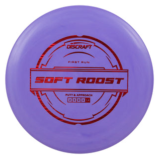 Discraft Disc Golf First Run Putter Line Soft Roost Putt and Approach 2/5/0/2 Purple/Red Lines 172g