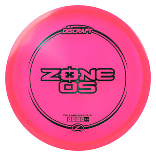 Discraft Disc Golf Z Line Zone OS Putter 4/2/1/5 Pink/Green 170g