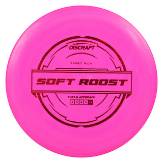 Discraft Disc Golf First Run Putter Line Soft Roost Putt and Approach 2/5/0/2 Pink/Red Lines 173g