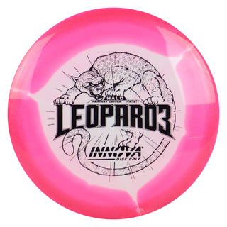 Innova Disc Golf Halo Star Leopard3 Fairway Driver 7/5/-2/1 Hot Pink White/Black 172 grams