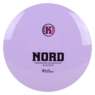 Kastaplast Disc Golf K1 Nord Midrange Disc 5/4/0/3 Purple/Purple 178 grams