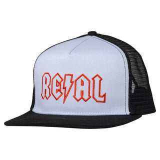 Real Skateboards Hat Deeds Snapback White/Black/Red
