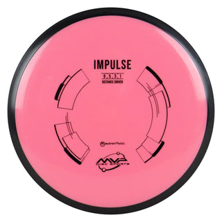 MVP Disc Golf Neutron Impulse Distance Driver 9/5/-3/1 Reddish Pink 155 grams