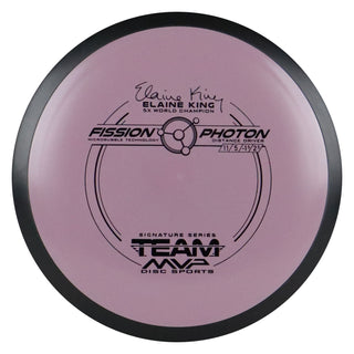 MVP Disc Golf Fission Elaine King Photon Distance Driver 11/5/-1/2.5 Light Plum 173 grams