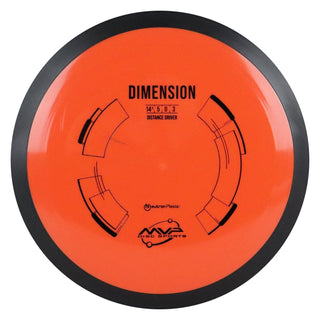 MVP Disc Golf Neutron Dimension Distance Driver 14.5/5/0/3 Bright Orange 173 grams