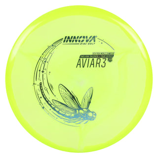 Innova Disc Golf Eveliina Salonen Tour Series Proto Glow Star Aviar3 Putter 3/2/0/2 Yellow/Slate 173 grams