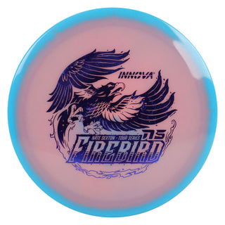 Innova Disc Golf Nate Sexton Tour Series Proto Glow Halo Champion Firebird 9/3/0/4 Blue Pink/Indigo 173 grams