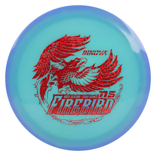 Innova Disc Golf Nate Sexton Tour Series Proto Glow Halo Champion Firebird 9/3/0/4 Purple Blue/Red Shimmer 173 grams