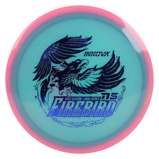 Innova Disc Golf Nate Sexton Tour Series Proto Glow Halo Champion Firebird 9/3/0/4 Pink Blue/Indigo 173 grams