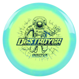 Innova Disc Golf Calvin Heimburg Tour Series Halo Star Destroyer Distance Driver 12/5/-1/3 Blue Yellow/Blue 173 grams