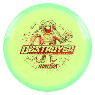 Innova Disc Golf Calvin Heimburg Tour Series Halo Star Destroyer Distance Driver 12/5/-1/3 Green Yellow/Red 173 grams