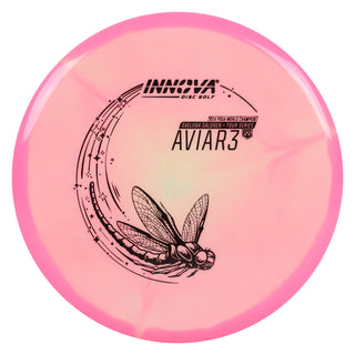 Innova Disc Golf Eveliina Salonen Tour Series Proto Glow Star Aviar3 Putter 3/2/0/2 Pink/Black 173 grams
