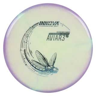 Innova Disc Golf Eveliina Salonen Tour Series Proto Glow Star Aviar3 Putter 3/2/0/2 Lavender/Slate 173 grams