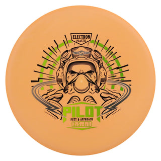 Streamline Disc Golf Electron Pilot Putter 2/5/0/1 Orange/Gold Green 171 grams