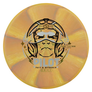 Streamline Disc Golf Cosmic Electron Pilot Soft Putter 2/5/-1/1 Orange Black 172 grams