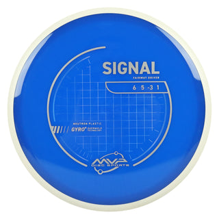 MVP Discs Sports Project Lab Coat Neutron Signal Fairway Driver 6/5/-3/1 Blue 169 grams