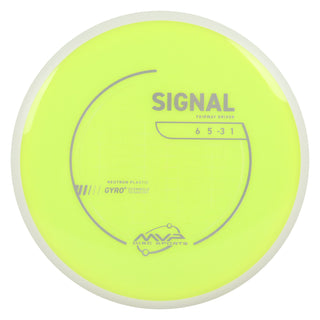 MVP Discs Sports Project Lab Coat Neutron Signal Fairway Driver 6/5/-3/1 Yellow 159 grams