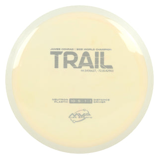 MVP Discs Sports Project Lab Coat James Conrad Neutron Trail Distance Driver 10/5/-1/1 Pastel Peach 173 grams