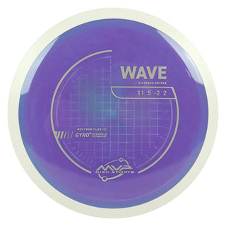 MVP Discs Sports Project Lab Coat Neutron Wave Distance Driver 11/5/-2/2 Purple Blue 173 grams