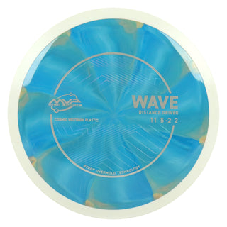 MVP Discs Sports Project Lab Coat Cosmic Neutron Wave Distance Driver 11/5/-2/2 Blue Orange 163 grams