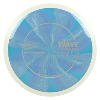 MVP Discs Sports Project Lab Coat Cosmic Neutron Wave Distance Driver 11/5/-2/2 Blue Aqua 173 grams
