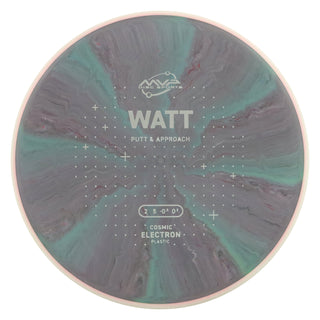 MVP Discs Sports Project Lab Coat Cosmic Electron Watt Putt and Approach 2/5/-0.5/0.5 Purple Blue 167 grams