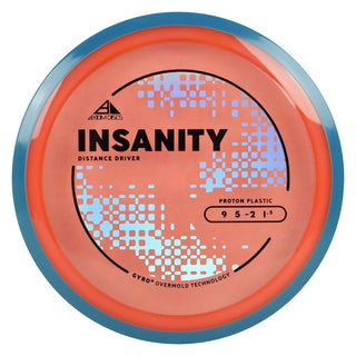 Axiom Discs Project Lab Coat Proton Insanity Distance Driver 9/5/-2/1.5 Peach/Blue 167 grams