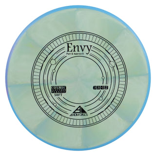 Axiom Disc Golf Cosmic Electron Envy Soft Putter 3/3/0/2 Dark Sage/Blue Purple 171 grams