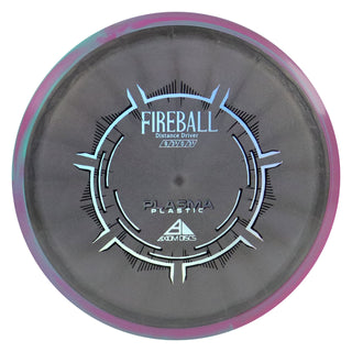 Axiom Disc Golf Plasma Fireball Distance Driver 9/3.5/0/3.5 Grey Shimmer/Purple Blue 156 grams