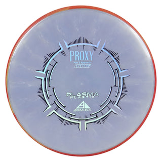 Axiom Disc Golf Plasma Proxy Putter 3/3/-1/0.5 Silver/Red Orange 174 grams