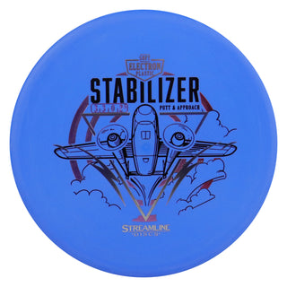 Streamline Disc Golf Electron Stabilizer Soft Putter 3/3.5/0/2.5 Blue/Purple Pink 171 grams