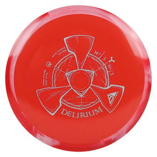Axiom Disc Golf Neutron Delirium Distance Driver 14.5/5/-0.5/3 Red/Red White 173 grams