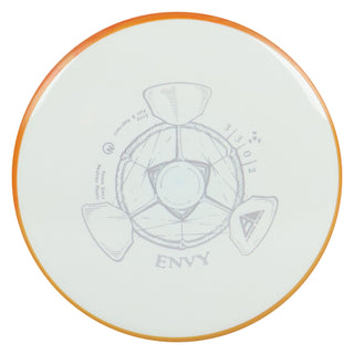 Axiom Disc Golf Neutron Envy Putter 3/3/0/2 White/Orange Blend 172 grams