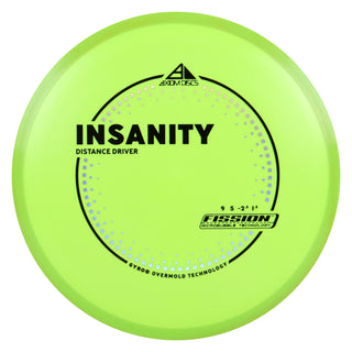 Axiom Discs Project Lab Coat Fission Insanity Distance Driver 9/5/-2.5/1.5 DayGlo/Lime 144 grams
