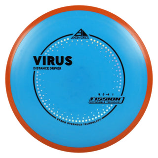 Axiom Discs Project Lab Coat Fission Virus Distance Driver 9/5/-4/1 Blue/Orange Red 159 grams