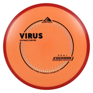 Axiom Discs Project Lab Coat Fission Virus Distance Driver 9/5/-4/1 Orange/Red 152 grams