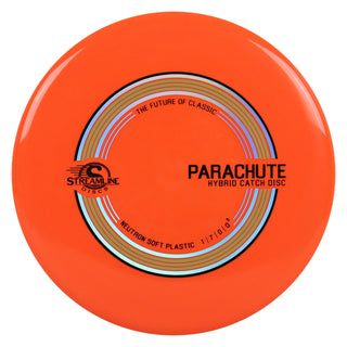 Streamline Discs Neutron Soft Parachute Hybrid Catch Putter 1/7/0/0.5 Orange 151 grams