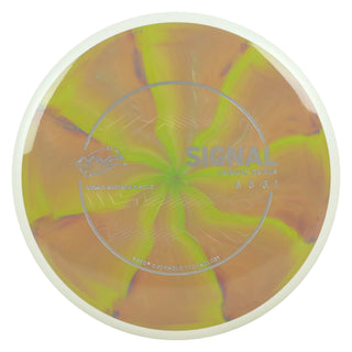 MVP Discs Sports Project Lab Coat Cosmic Neutron Signal Fairway Driver 6/5/-3/1 Lime Peach 158 grams