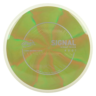 MVP Discs Sports Project Lab Coat Cosmic Neutron Signal Fairway Driver 6/5/-3/1 Green Peach 170 grams