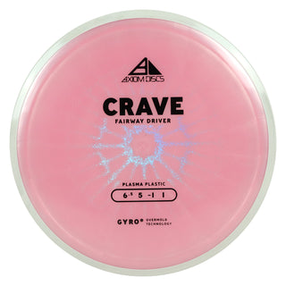 Axiom Discs Project Lab Coat Plasma Crave Fairway Driver 6.5/5/-1/1 Light Pink/White 163 grams