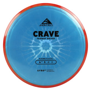 Axiom Discs Project Lab Coat Plasma Crave Fairway Driver 6.5/5/-1/1 Blue/Red Orange 162 grams