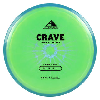 Axiom Discs Project Lab Coat Plasma Crave Fairway Driver 6.5/5/-1/1 Green/Blue 174 grams