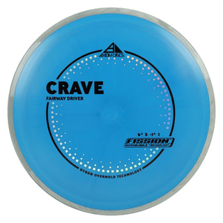 Axiom Discs Project Lab Coat Fission Crave Fairway Driver 6.5/5/-1.5/1 Blue/Grey Marble 144 grams