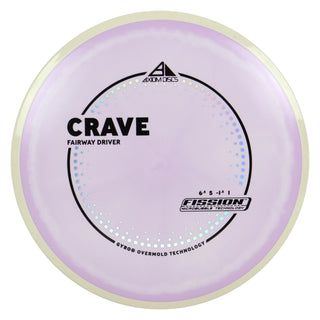 Axiom Discs Project Lab Coat Fission Crave Fairway Driver 6.5/5/-1.5/1 Lavender/White 157 grams